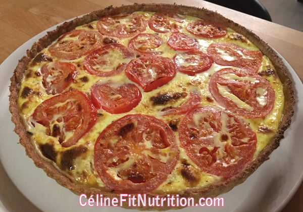 Quiche au thon et tomates bio healthy