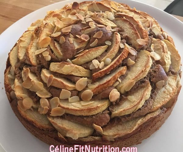 Gâteau healthy pomme noisette et épices