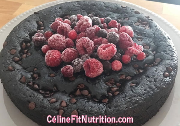 Gâteau au chocolat healthy (sans matière grasse et sans sucre ajouté)