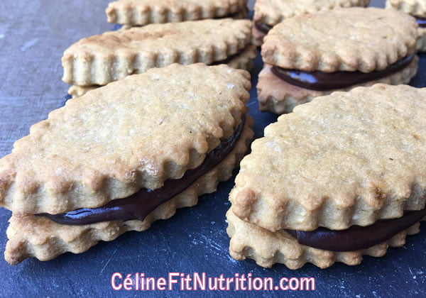 Biscuits fourrés au chocolat façon Princes vegan