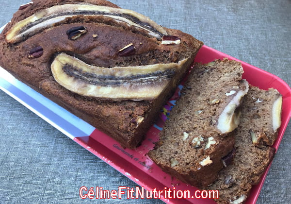 Banana bread healthy et vegan