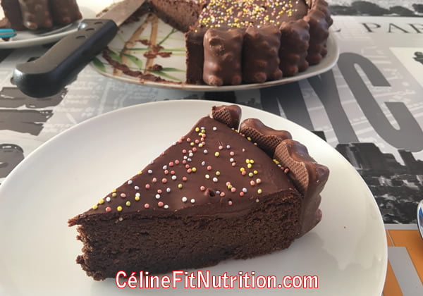 Gâteau au chocolat sans farine et sans beurre
