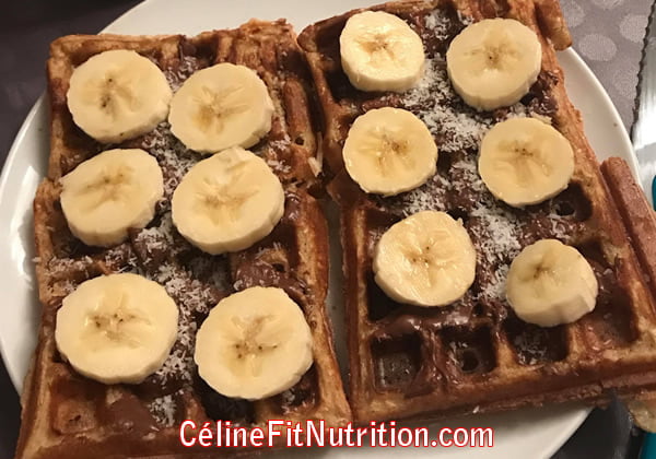 Gaufres healthy au son d'avoine