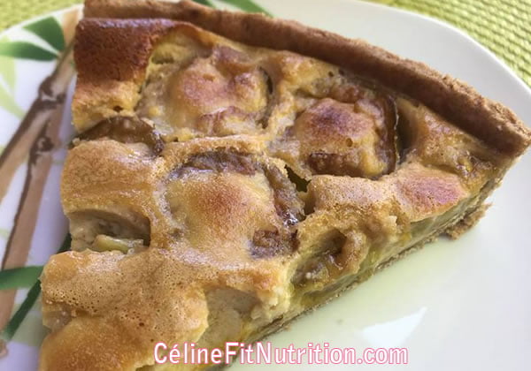 Tarte aux prunes healthy