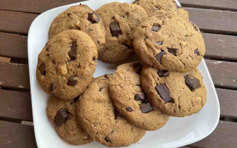 Cookies healthy aux 2 chocolats sans beurre
